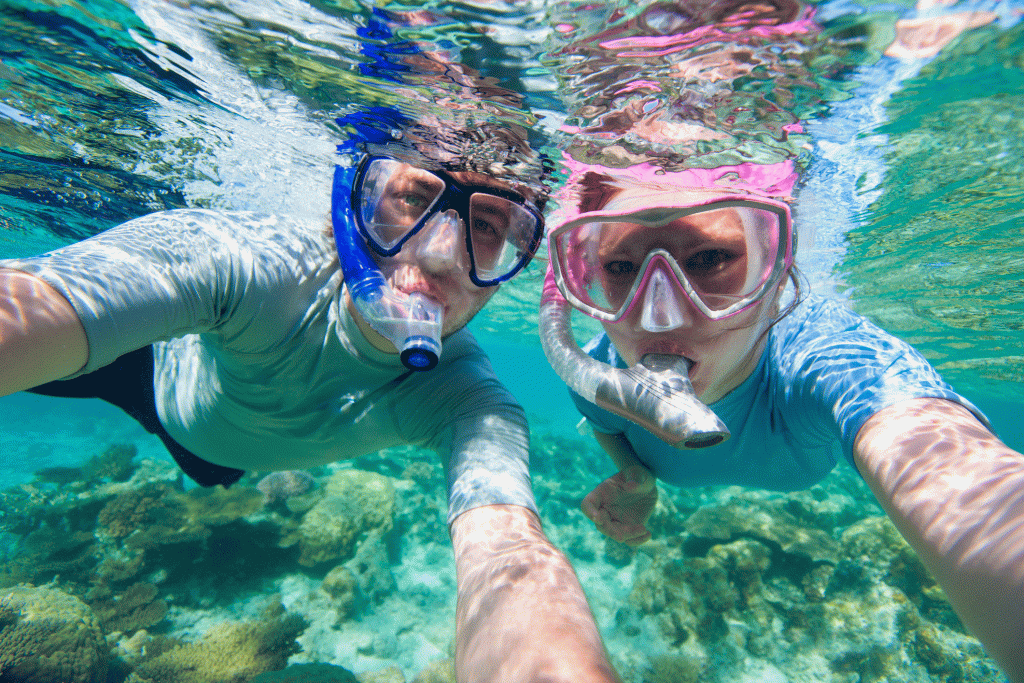 snorkellers